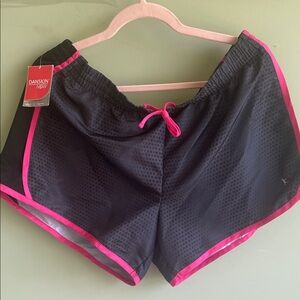 Danskin Athletic Shorts with Pink Trim